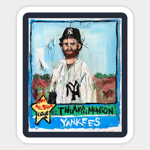 Thurman Munson Sticker by ElSantosWorld